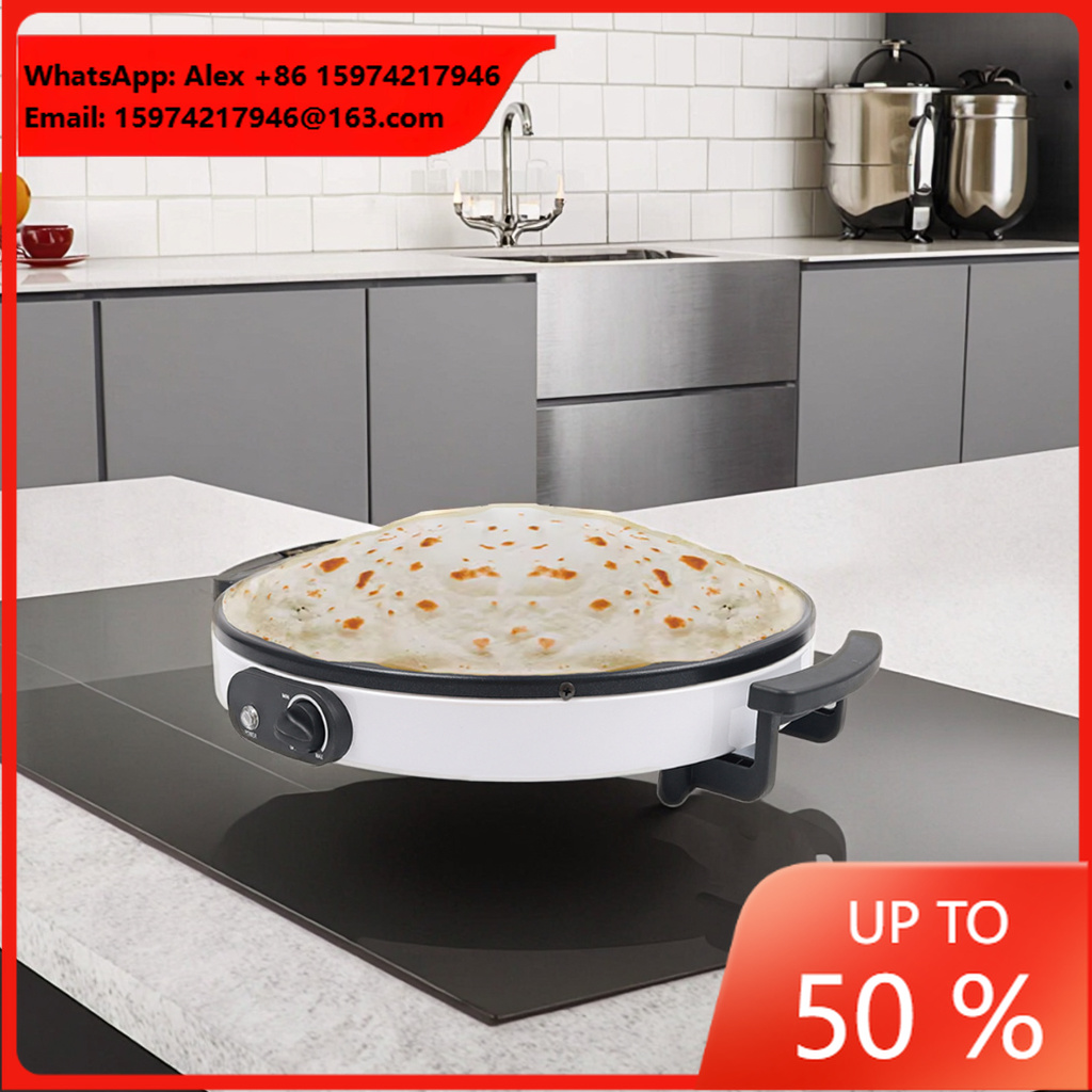 Crepe Maker Non Stick - Macchina Automatica per Crepes e Chapati