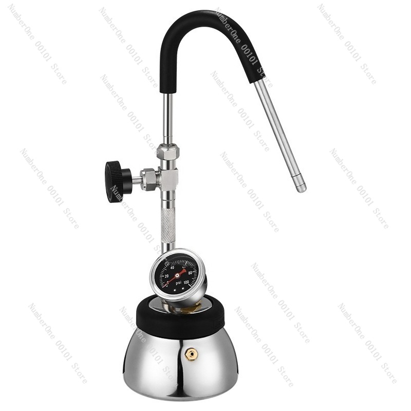 Kitchen Appliances Direct - Caffettiera a Vapore in Acciaio Inox,