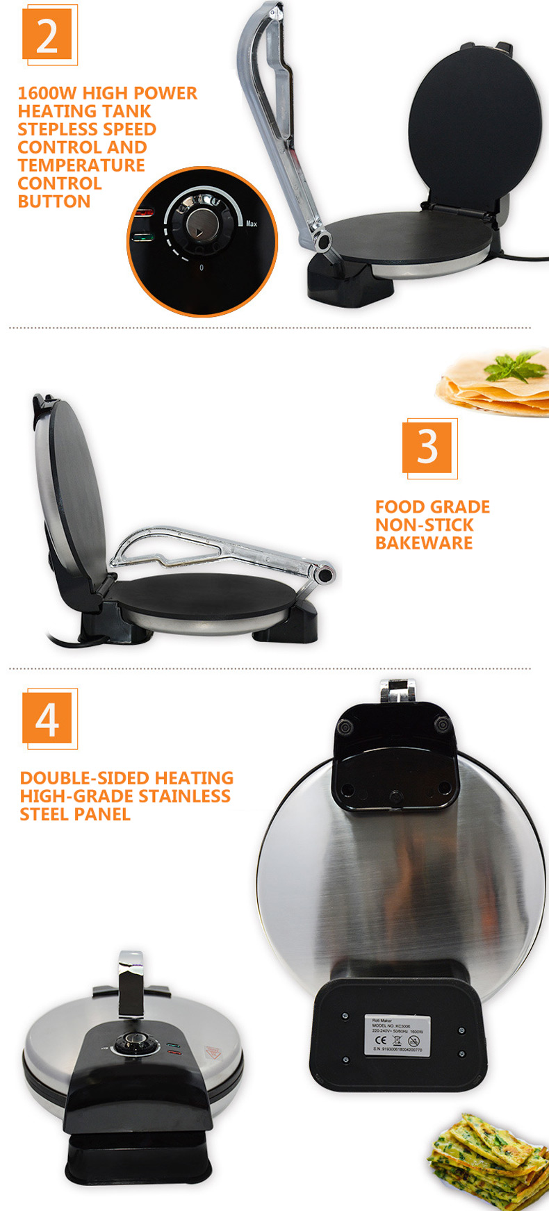 Macchina per pancake commercia - Crepe Maker Non Stick recensione e prezzo