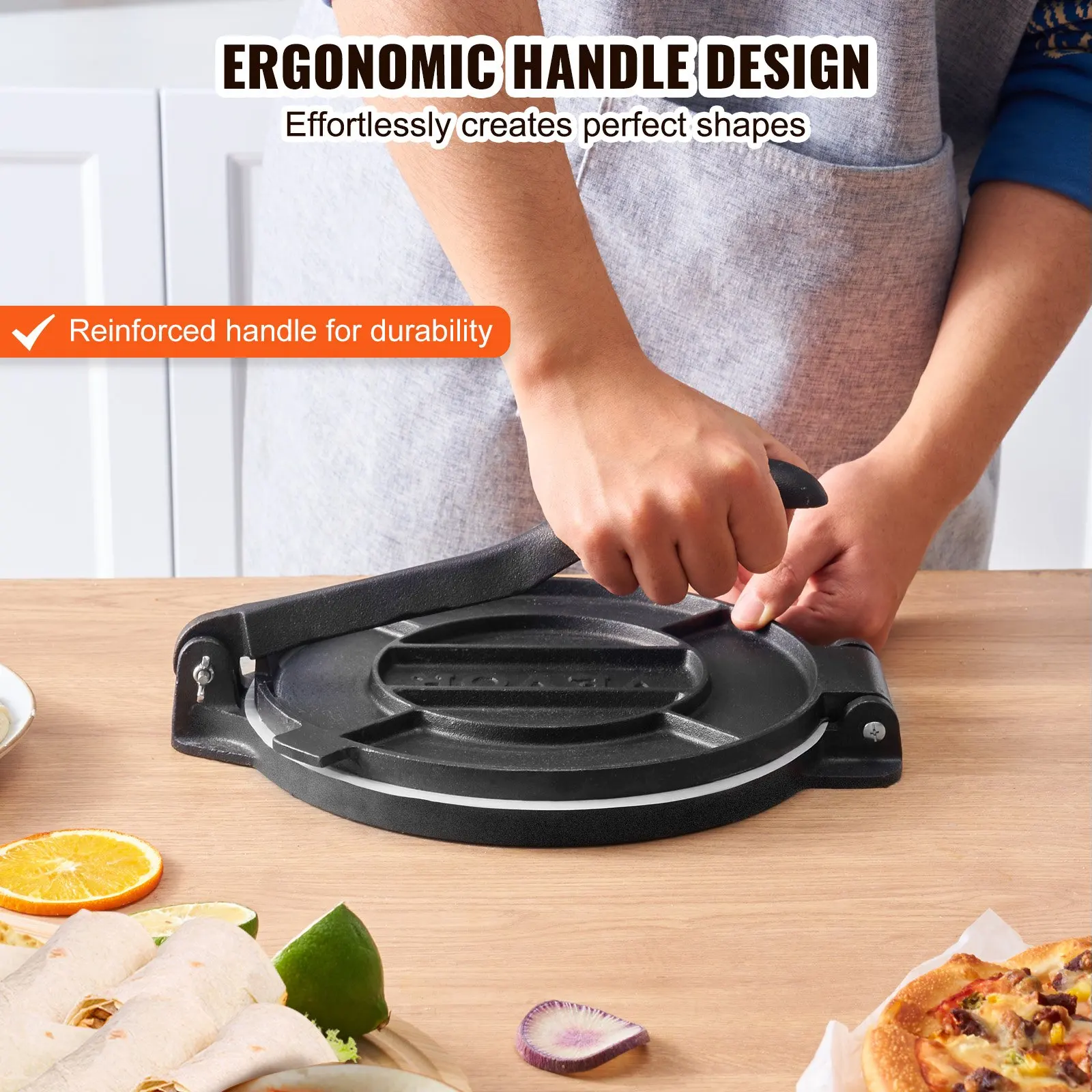 Pressa per tortilla da 8 polli - Tortilla Press Cast recensione e prezzo