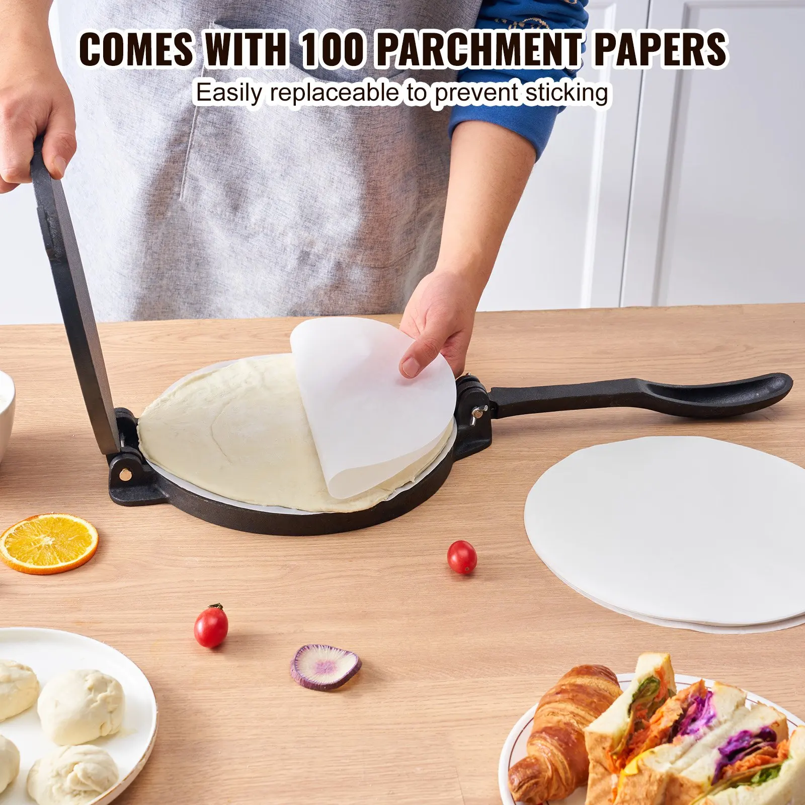 Pressa per tortilla da 8 polli - Tortilla Press Cast recensione e prezzo