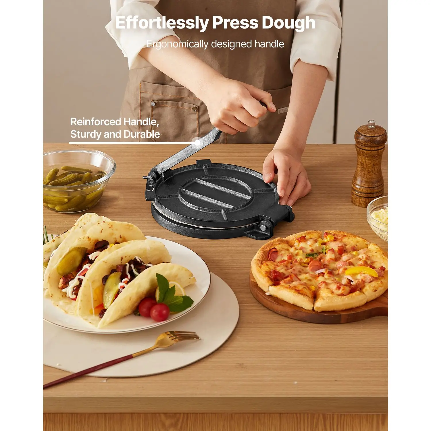 Pressa per Tortillas, 10 Polli - Tortilla Press Cast recensione e prezzo