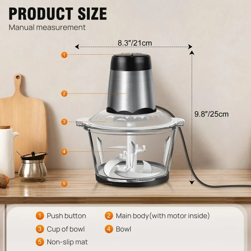 Tritacarne Elettrico 2L con La - Meat Grinder Attachment recensione e prezzo