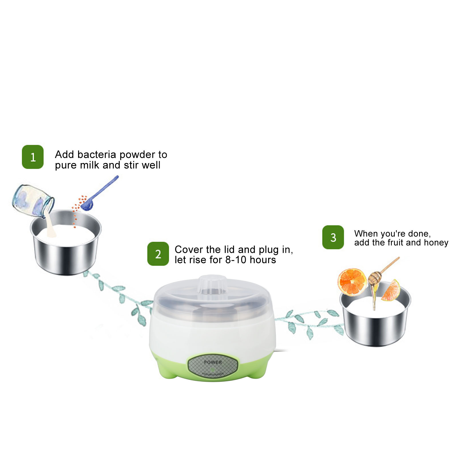 Macchina compatta per yogurt i - Kitchen Appliances Green recensione e prezzo